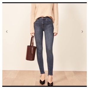 Reformation high and skinny jeans